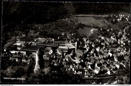 CPA Geislingen an der Steige, Luftaufnahme von Geislingen, viele Häuser, Landschaft, keine Persone