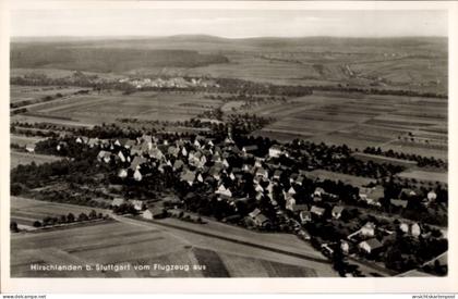 CPA Hirschlanden Ditzingen in Württemberg, Luftaufnahme