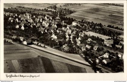 CPA Hirschlanden Ditzingen in Württemberg, Luftaufnahme von ländliche Umgebung, 1940,