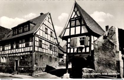CPA Kornwestheim in Württemberg, Fachwerkhäuser, Alte Schmiede