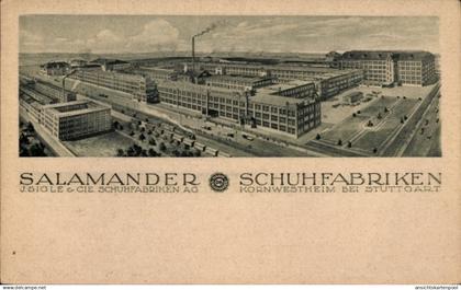 CPA Kornwestheim in Württemberg, Salamander Schuhfabriken, J. Sigle & Cie. Schuhfabriken AG