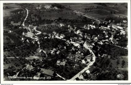 CPA Meckenbeuren in Oberschwaben Württemberg, Fliegeraufnahme