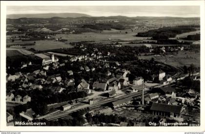 CPA Meckenbeuren in Oberschwaben Württemberg, Fliegeraufnahme