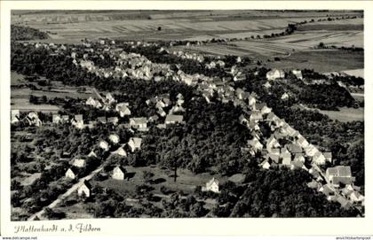 CPA Plattenhardt Filderstadt in Bade Württemberg, Fliegeraufnahme
