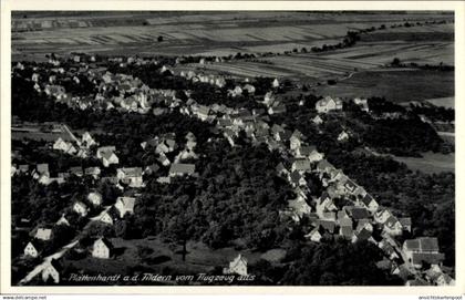 CPA Plattenhardt Filderstadt in Bade Württemberg, Luftaufnahme von ländliche Umgebung, Häuser, F