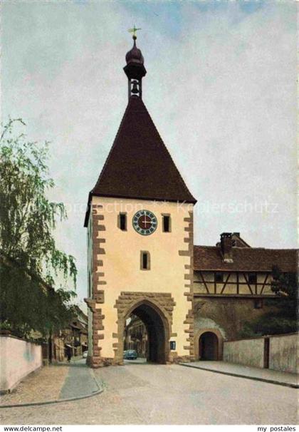 Endingen Kaiserstuhl Koenigschaffhauser-Tor Kaiserstuhl Stadttor Uhr Turm Stadtm