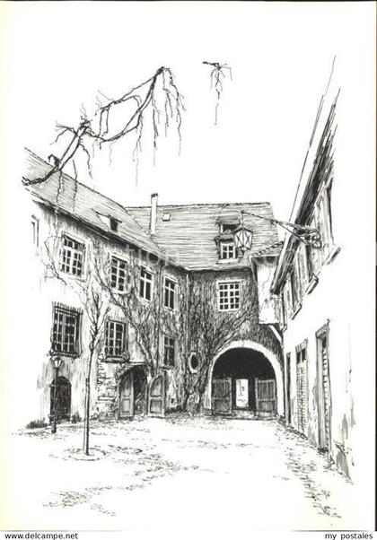 Gengenbach Palais Loewenberg Zeichnung Boris Onipenko