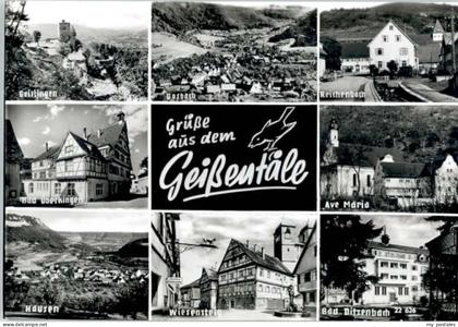 Gosbach Geislingen Reichenbach Bad ueberkingen Wiesensteig Hausen Bad Ditzenbach