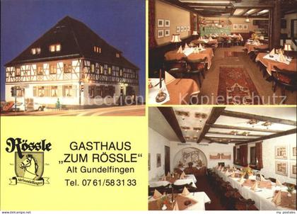 Gundelfingen Breisgau Gasthaus zum Roessle