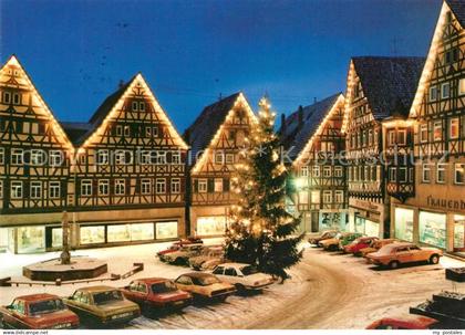 Herrenberg Wuerttemberg Weihnachtsbeleuchtung