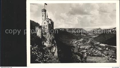 Honau Lichtenstein Schloss Lichtenstein mit Echaztal