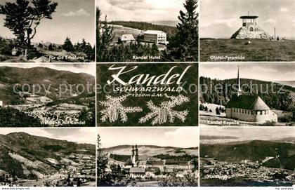 Kandel Breisgau Kandel Hotel Gipfel Pyramide Kandel Kapelle Waldkirch