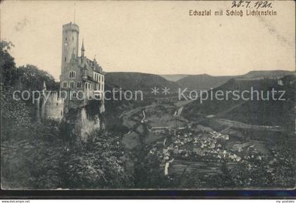 Lichtenstein Wuerttemberg Echaztal Schloss Lichtenstein