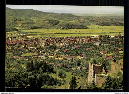 Oberkirch, Schwarzwald, Schauenburg mit Blick auf Oberkirch