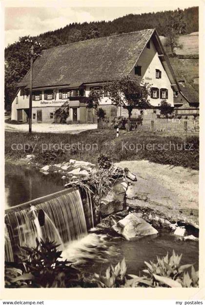 Schapbach BAD RIPPOLDSAU-SCHAPBACH Gasthaus Pension zum Schmidsberg Wasserfall
