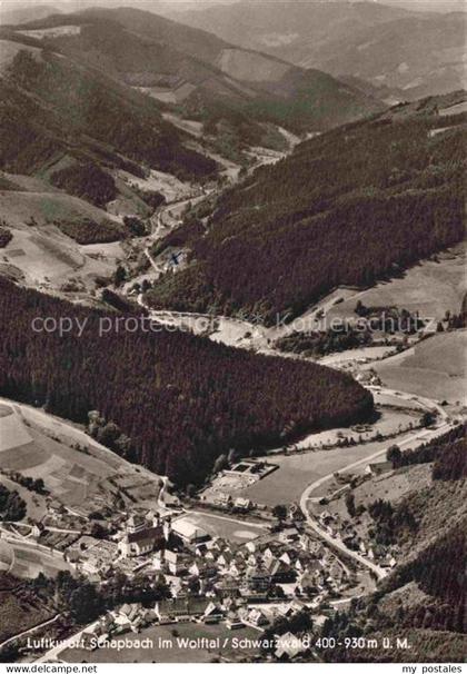 Schapbach BAD RIPPOLDSAU-SCHAPBACH im Wolftal Fliegeraufnahme