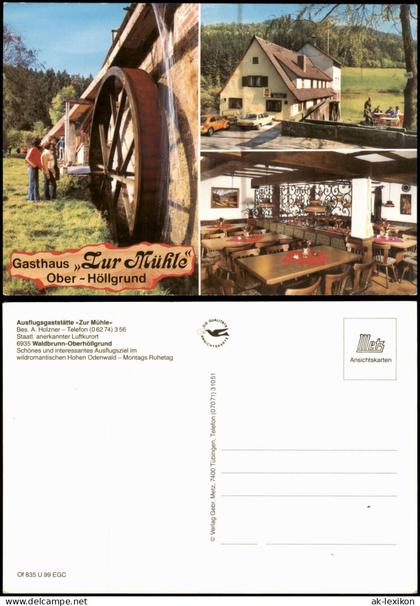 Waldbrunn (Odenwald) Gasthaus Zur Mühle, Waldbrunn-Oberhöllgrund 1980