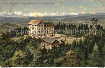 42558657 Badenweiler Kurhotel Hochblauen Aussichtsturm Alpenpanorama Badenweiler