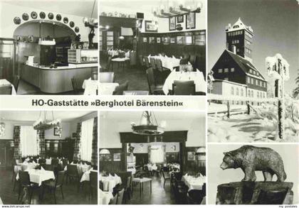 Baerenstein Annaberg-Buchholz HO Gaststaette Berghotl Baerenstein Gastraeume The