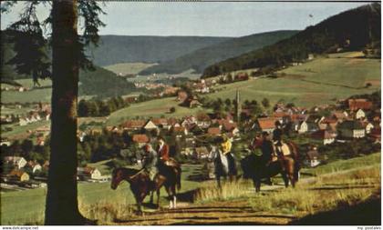 Baiersbronn Schwarzwald Baiersbronn Fliegeraufnahme x 1970