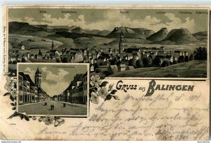 Gruss aus Balingen - Litho