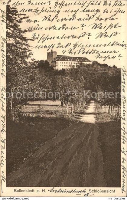 Ballenstedt Schloss