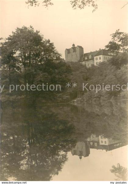 Ballenstedt Schloss Wasserspiegelung