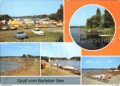 72423635 Barleben Barleber See Campingplatz Strandpartien Bootsstege Barleben