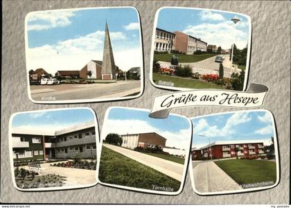 41315739 Hesepe Bramsche Kirche Schule Turnhalle Altenwohnheim Hesepe Bramsche