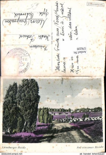 576220,Lüneburger Heide Auf einsamer Heide Landschaft