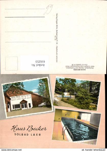 616253,Mehrbild Ak Solbad Laer Bad Laer Teutoburger Wald Haus Becker