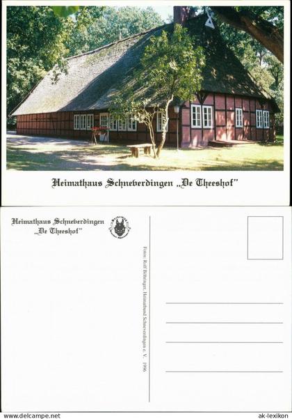 Ansichtskarte Schneverdingen Heimathaus Schneverdingen "De Theeshof" 1996