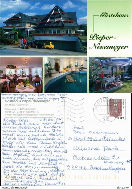 Bad Laer Gästehaus Pieper-Nesemeyer - Außen- und Innenanansicht 2004