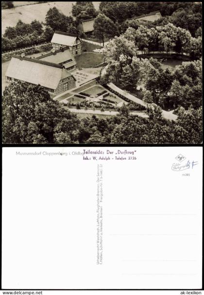 Cloppenburg Luftbild Luftaufnahme vom Museumsdorf Cloppenburg 1960