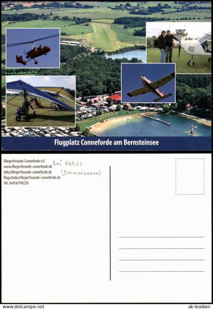 Conneforde-Wiefelstede Mehrbildkarte Flugplatz Conneforde am Bernsteinsee 2000