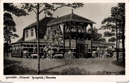 CPA Burgwedel in Niedersachsen, Gaststätte Würmsee, Besitzer H. Hartmann