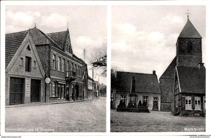 CPA Lengerich im Emsland, Lengerich, Marktplatz, Geschäftshaus H. Gerdes