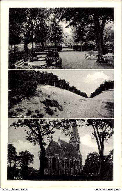 CPA Ramelsloh Seevetal in Niedersachsen, Kirche, Sanddünen, Garten