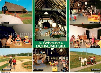 Dornumersiel Die Scheune Leseraum Ponyreiten Haeusle bauen Krabbelstube Kutschfa