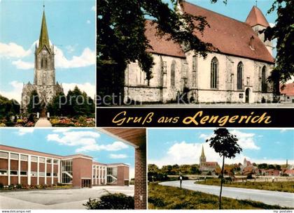 Lengerich Emsl Kirche Schule Landstrasse