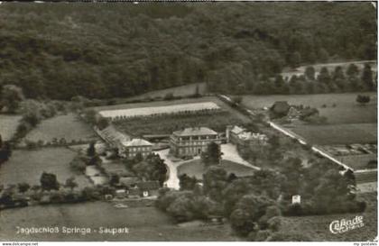 Springe Deister Springe Saupark Fliegeraufnahme x 1956