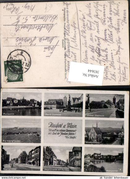 383644,Hassfurt Haßfurt am Main Stadttürme Ritterkapelle Rathaus Mehrbildkarte