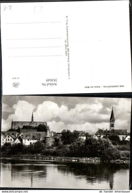 383649,Hassfurt Haßfurt Partie am Main Teilansicht