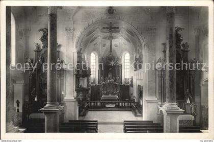 72595384 Babenhausen Hessen Inneres der Pfarrkirche Babenhausen