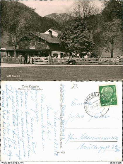 Ansichtskarte Fischbachau Café Krugalm - Hammer 1958