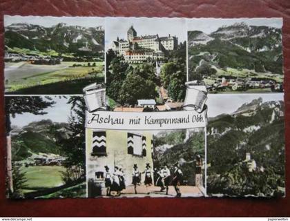 Aschau in Chiemgau (Rosenheim) - Mehrbildkarte "Aschau mit Kampenwand, Obb."