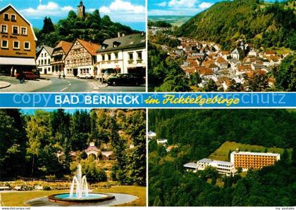 Bad Berneck Siemens Kur und Erholungsheim Berneck Springbrunnen Hauptstrasse Bur