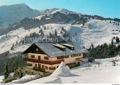 Bayrischzell Siemens Berghaus am Muehlberg Winterlandschaft Alpen