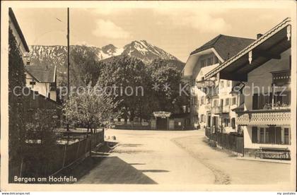 Bergen Chiemgau Ortsstrasse Hochfelln Chiemgauer Alpen