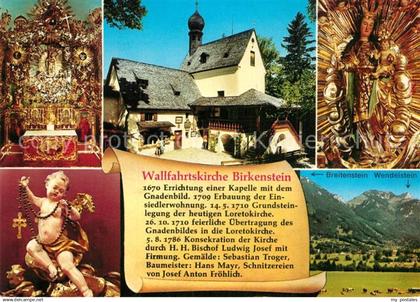 Birkenstein Kapelle Altar Marienfigur Putte Wendelstein